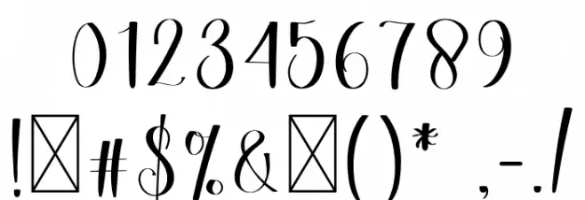 Simple Mandala フォント その他の文字