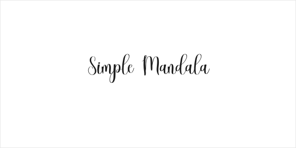 Simple Mandala Logo