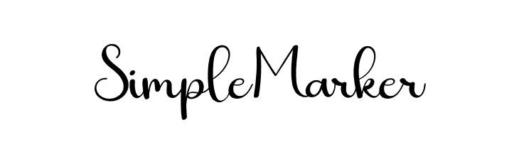 Simple Marker  baixar fontes gratis