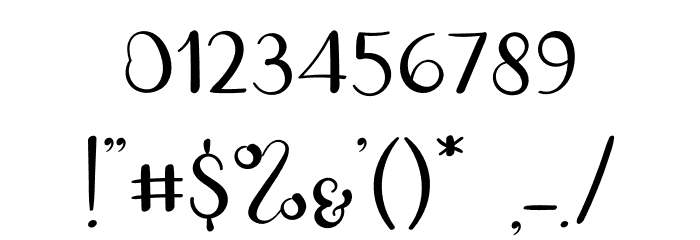 Simple Marker Font OTHER CHARS