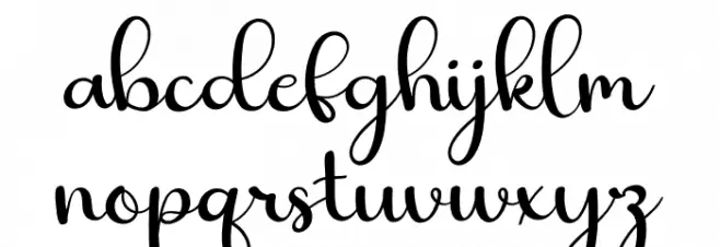 Simple Marker Font Litere mici