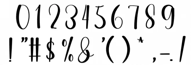 Simple Minimalist Schriftart Anderer Schreiben