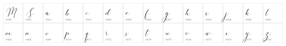 Simple Monologue DEMO Regular Character Map