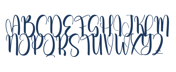 Simple Ornament Uppercase