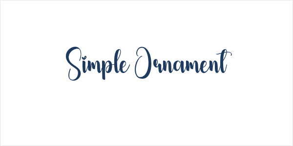 Simple Ornament Logo