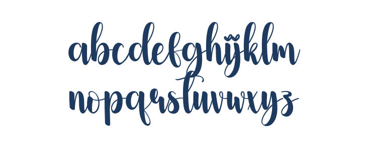 Simple Ornament Lowercase