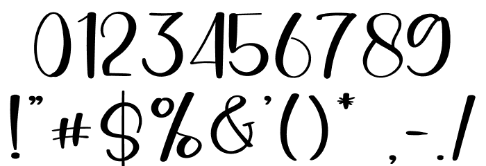 Simple Paper Font OTHER CHARS