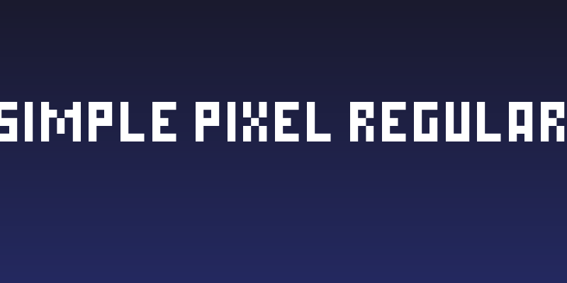 Simple Pixel Regular Social Header