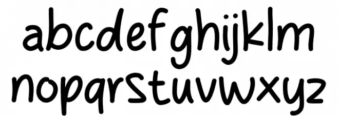 Simple Plan 字体 小写