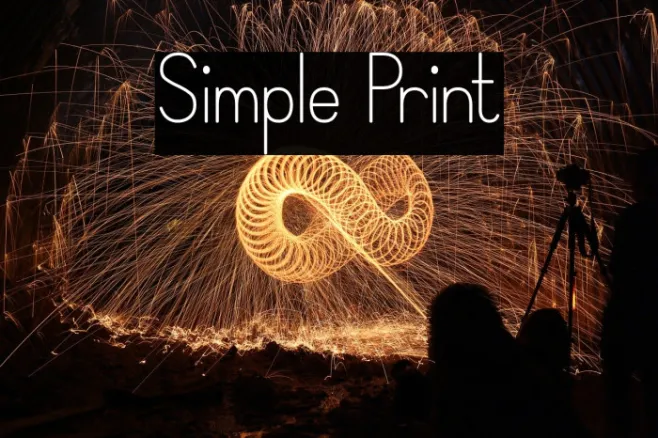 Simple Print Example 1