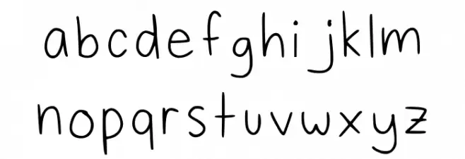 Simple Regular Шрифта строчной