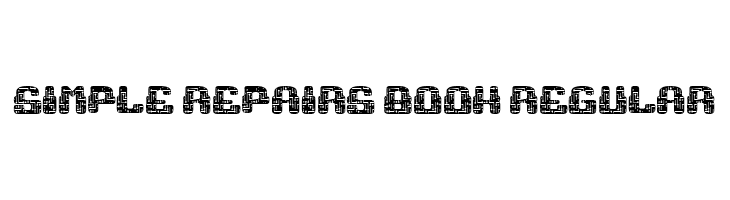 Simple Repairs Book Regular  フリーフォントのダウンロード