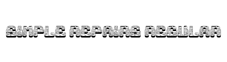 Simple Repairs Regular  Free Fonts Download