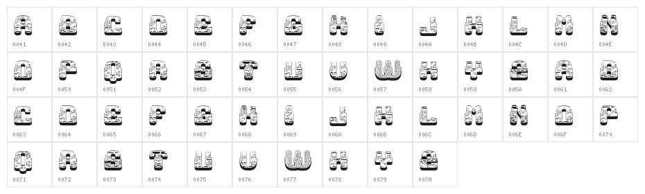 Simple Repairs Regular Character Map