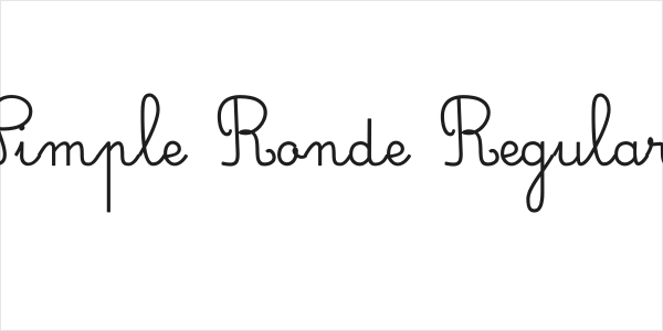 Simple Ronde Regular Logo