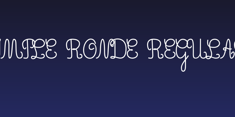 Simple Ronde Regular Social Header