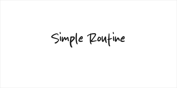Simple Routine Logo