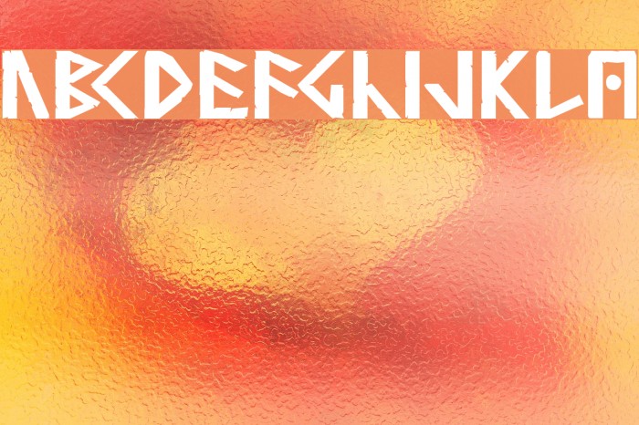 Simple Runes Normal Font examples