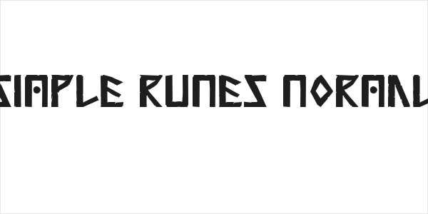 Simple Runes Normal Logo
