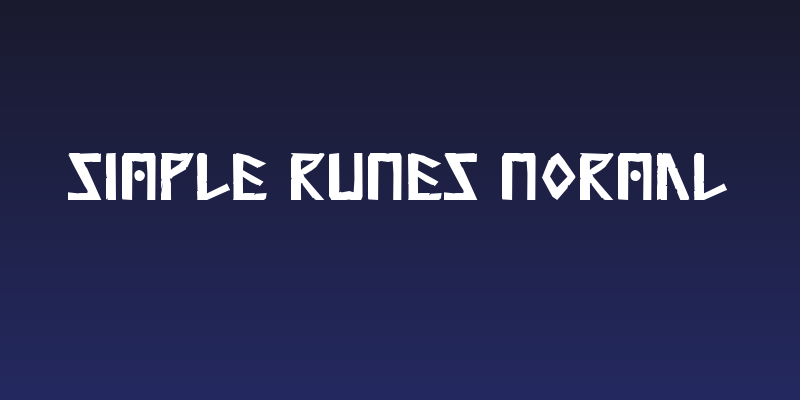 Simple Runes Normal Social Header