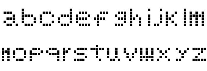 Simple S Regular Font LOWERCASE