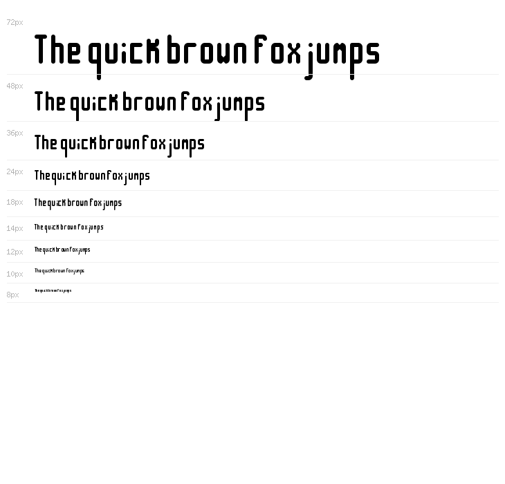 Simple Sans Regular Waterfall