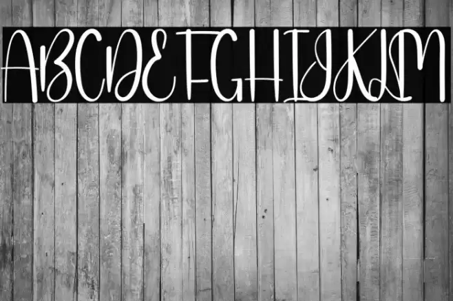 Simple Saturday फ़ॉन्ट examples