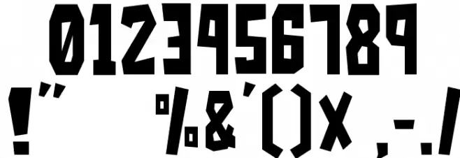 Simple Slum__G Font OTHER CHARS