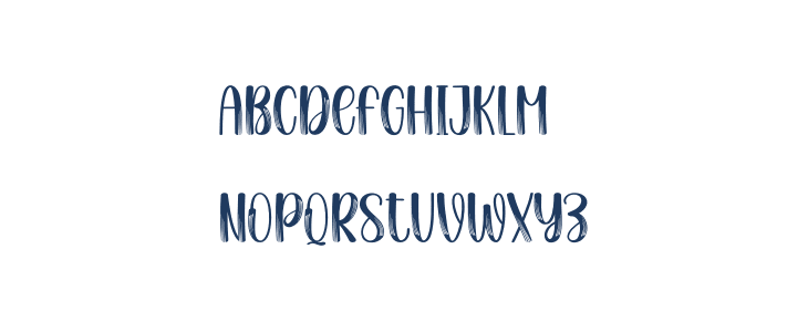 Simple Sticker Uppercase