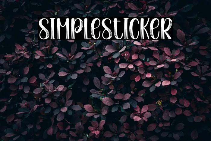 Simple Sticker Example 2