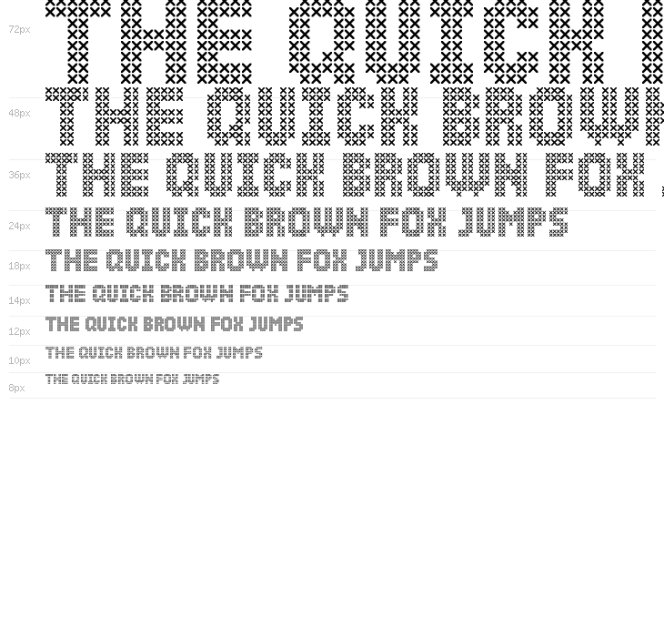 Simple Stitch Waterfall