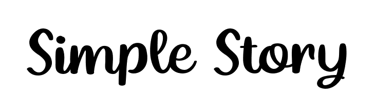 Simple Story  フリーフォントのダウンロード