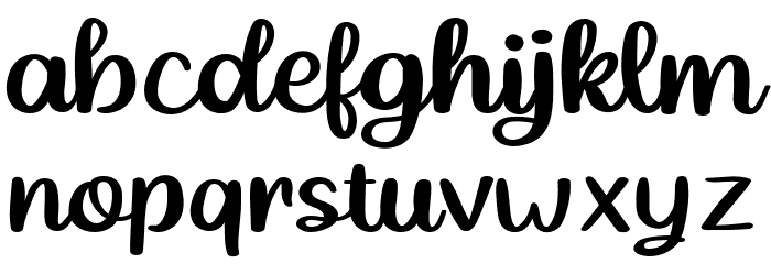 Simple Story Font LOWERCASE
