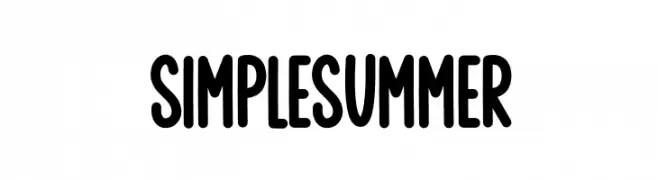 Simple Summer  font caratteri gratis