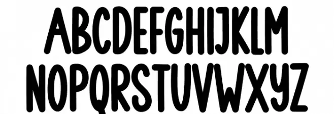 Simple Summer Font Litere mari