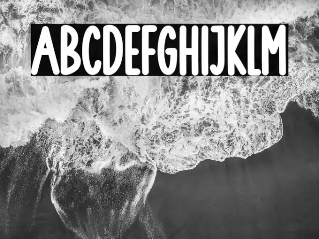 Simple Summer 字体 examples