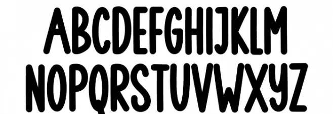 Simple Summer Font Litere mici