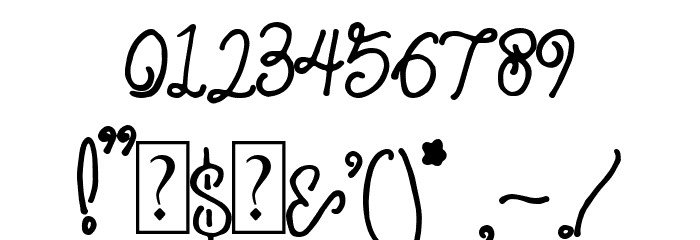 Simple Swirl Font OTHER CHARS