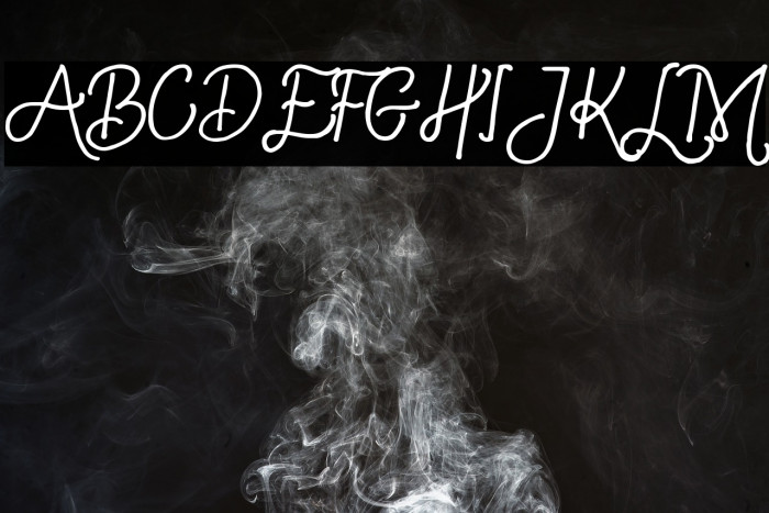 Simple Swirl Font examples