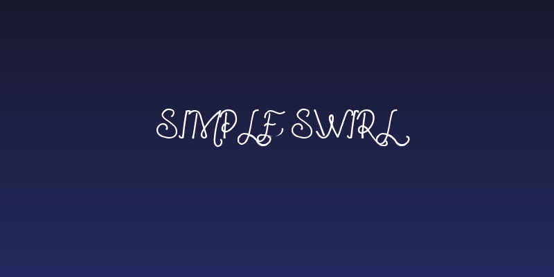 Simple Swirl Social Header