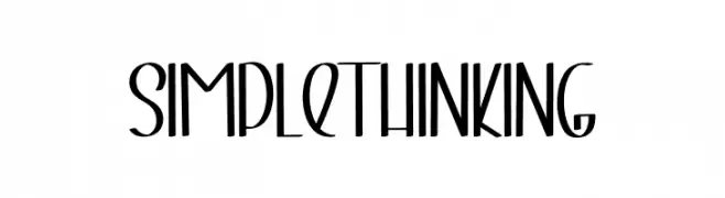 Simple Thinking  Fuentes Gratis Descargar