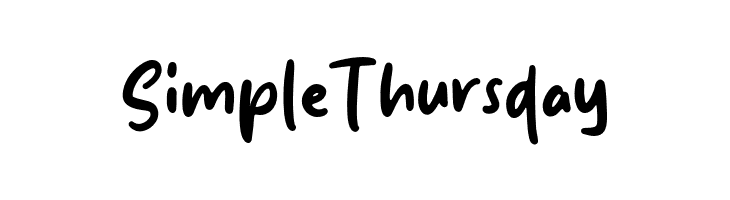 Simple Thursday  免费字体下载