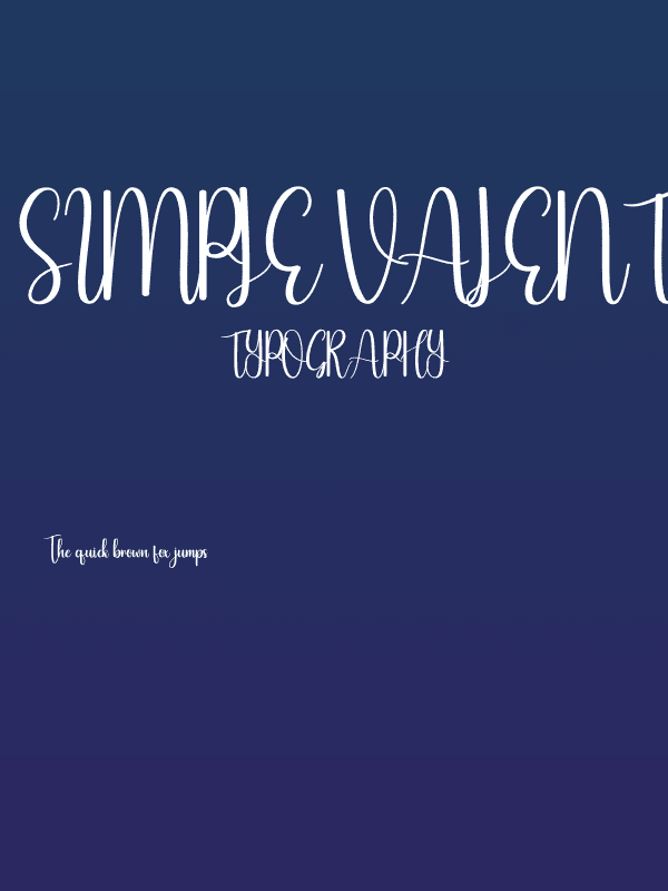 Simple Valentine Poster