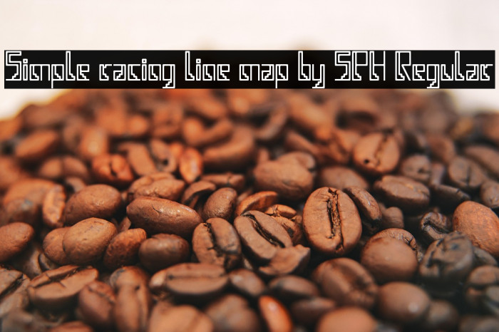 Simple racing line map by SPH Regular Example 2