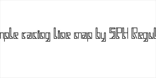 Simple racing line map by SPH Regular Logo