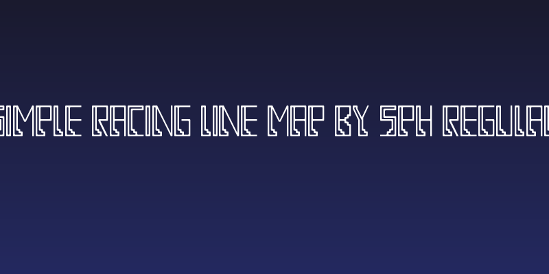 Simple racing line map by SPH Regular Social Header