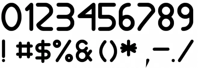 Simple tfb Font OTHER CHARS