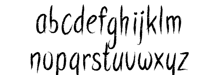 SimpleChalk Font LOWERCASE