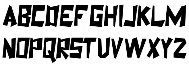 SimpleCharacter Demo Schriftart Groß