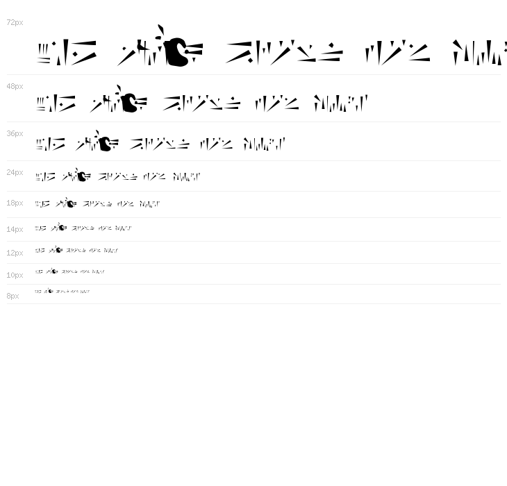 SimpleDragonRunes-Regular Waterfall